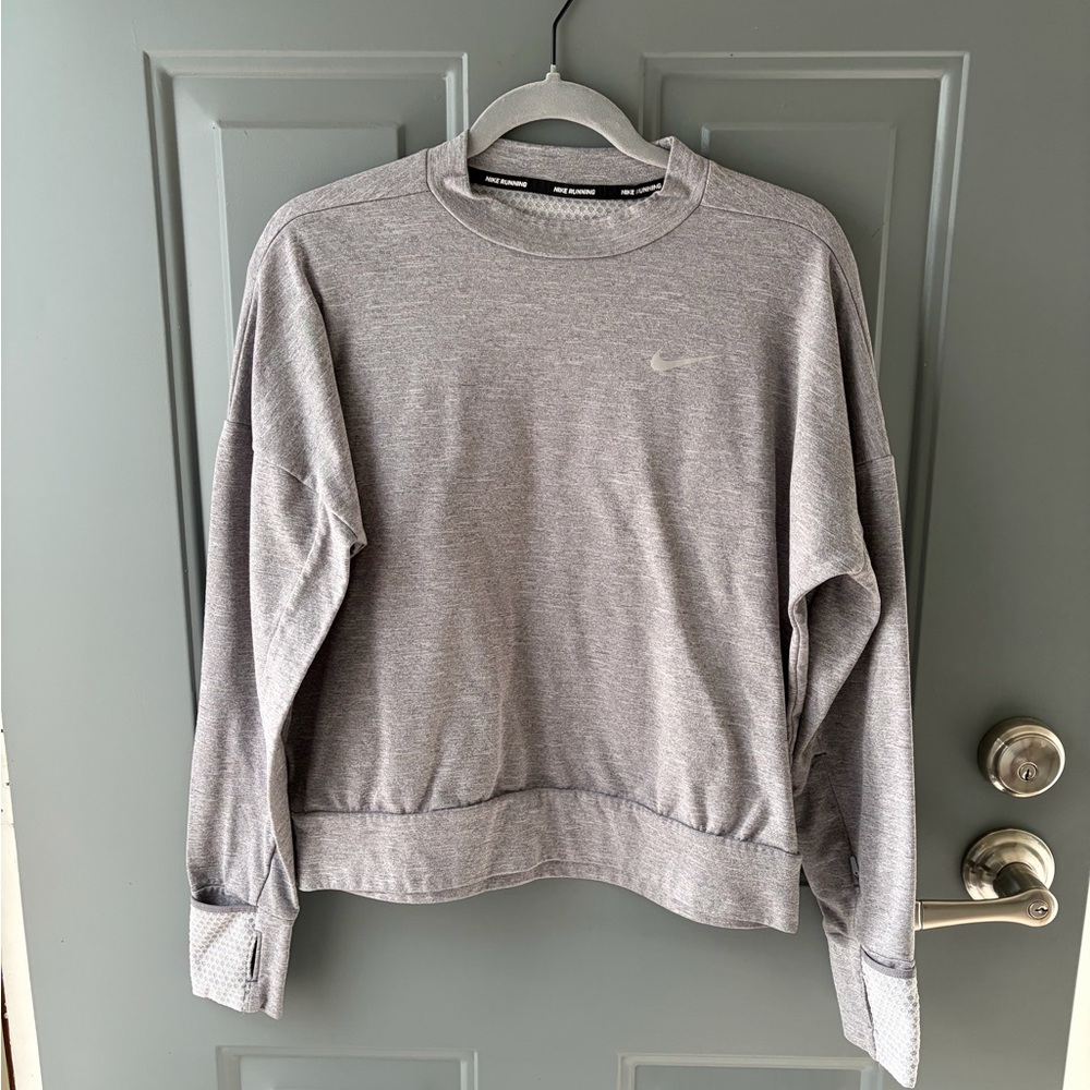 Nike Women’s Crewneck Lined Long Sleeve Running Sweater